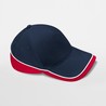 Cap - mod. B171:French Navy, 100% cotton, Classic Red, One Size